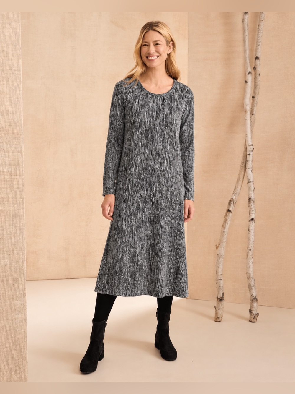 Soft Surroundings Space Dye Knit Dress 299